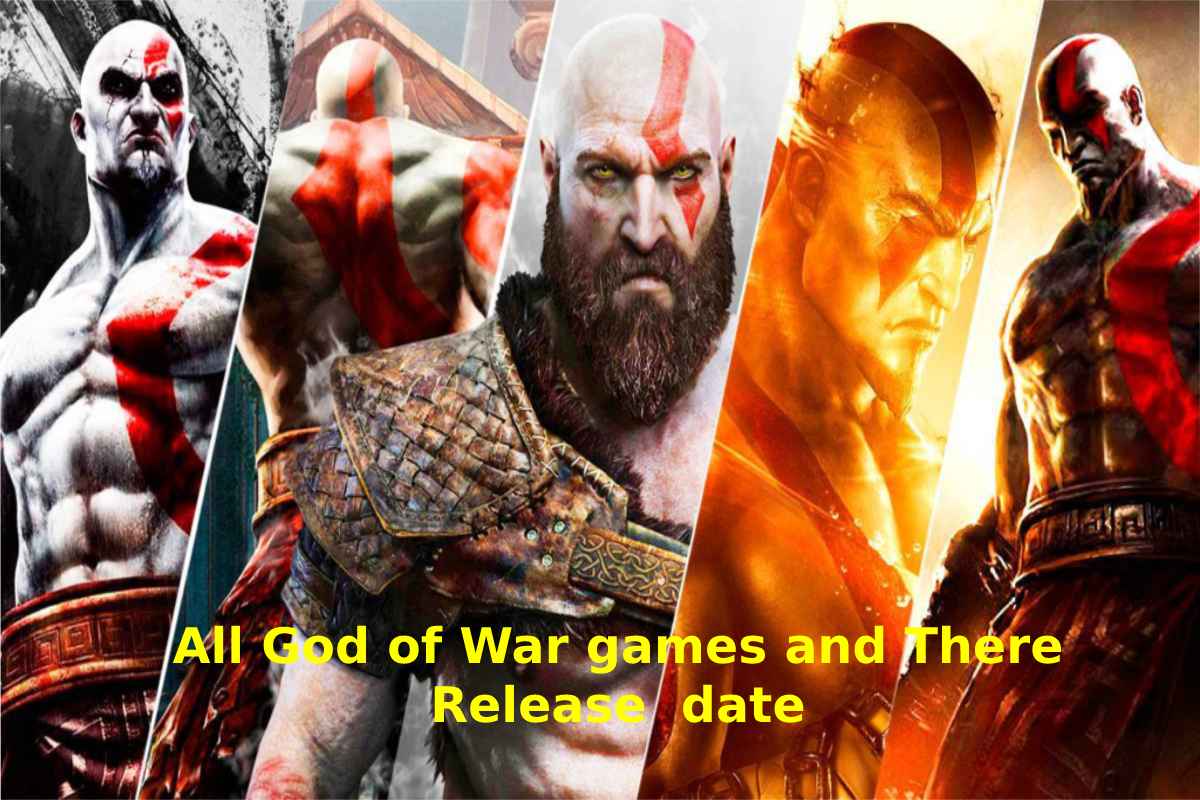 All God of War games and There Release Date