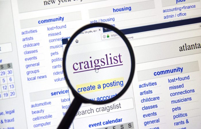 5 Craigslist-like sites for buying and selling used items.