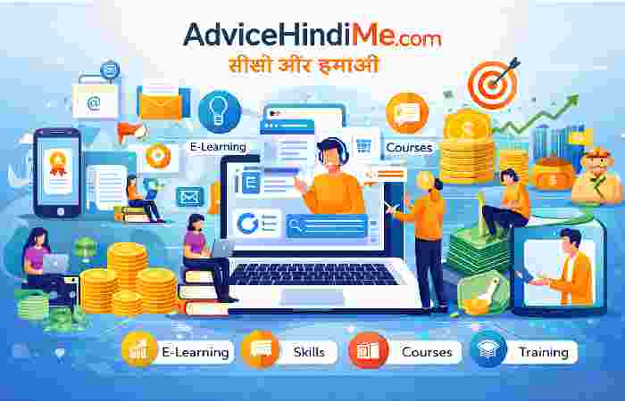 visual overview of advicehindime com