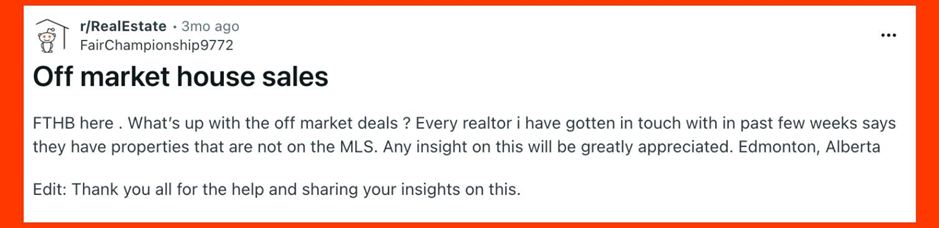 Why Agents and Investors Look For Off-Market Homes