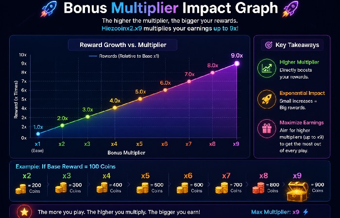bonus multiplier impact graph