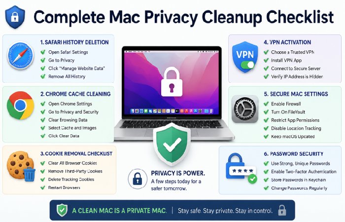 complete mac privacy cleanup checklist