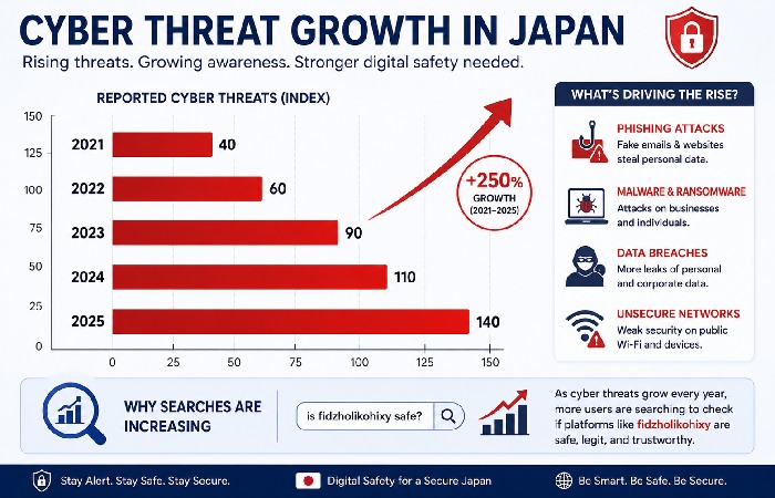 cyber threat growth in japan