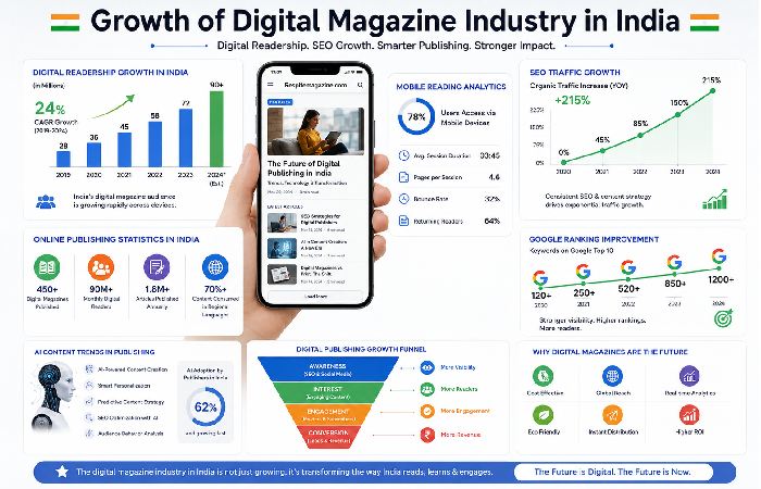 digital magazine growth and SEO publishing trends in india