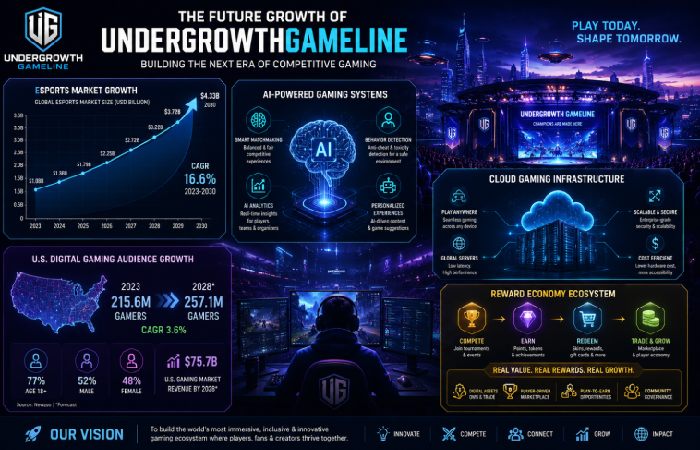 future growth of the online gaming event undergrowthgameline