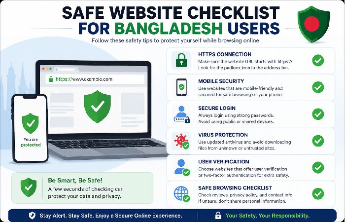 online website safety checklist bangladesh
