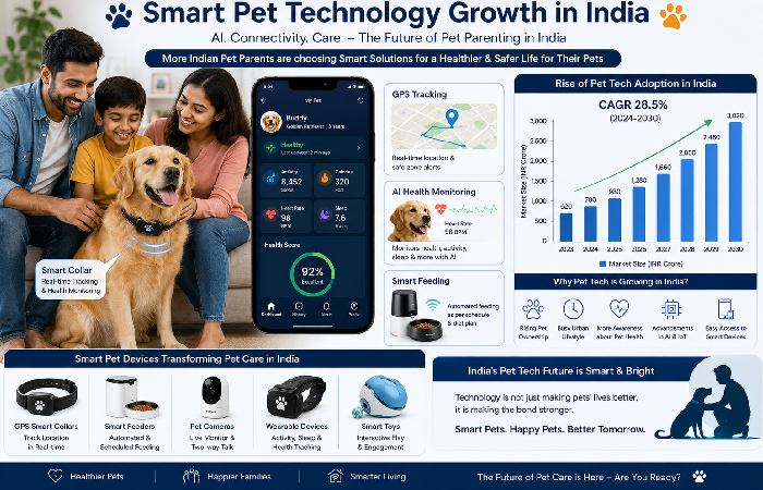 smart pet technology growth in india