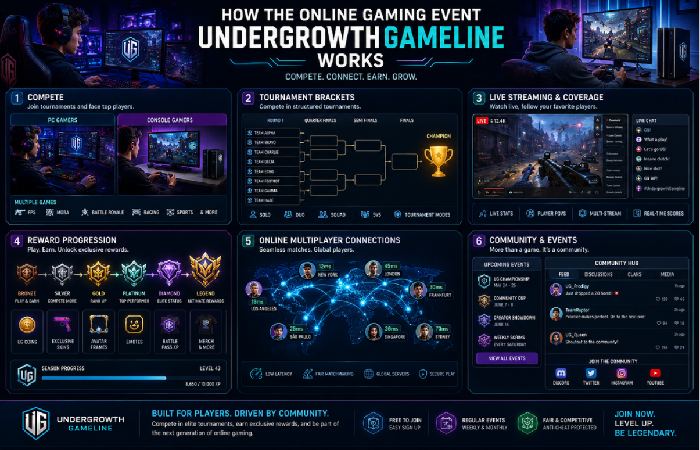 the online gaming event undergrowthgameline works